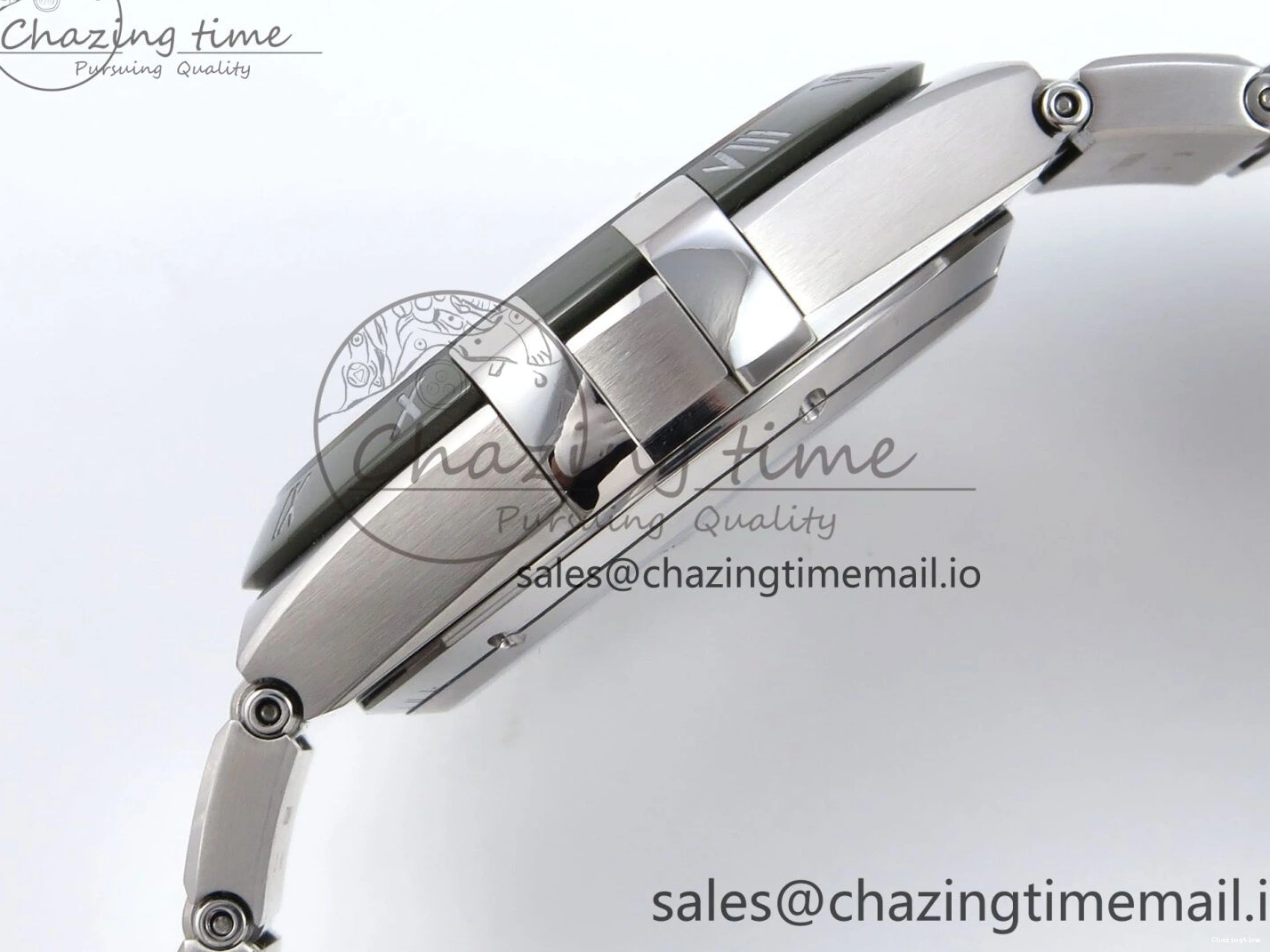 0214 Classic Constellation 41mm SS ASWF 1:1 Best Edition Green Dial on SS Bracelet A 7697